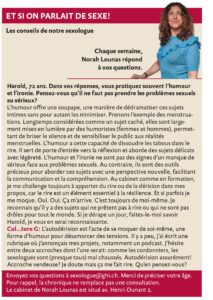 etre sexologue