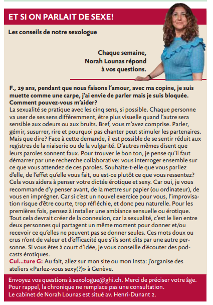 25.05.08 Que dire pendant l'amour