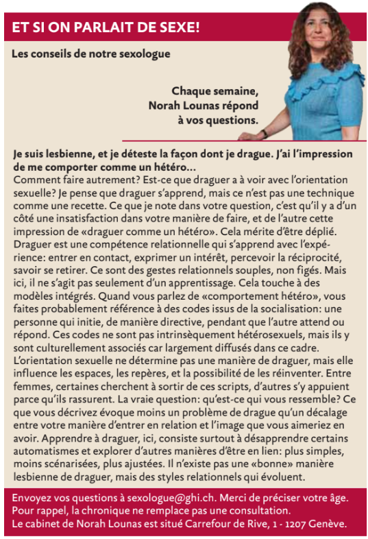 Comment draguer quand on est lesbienne ?
